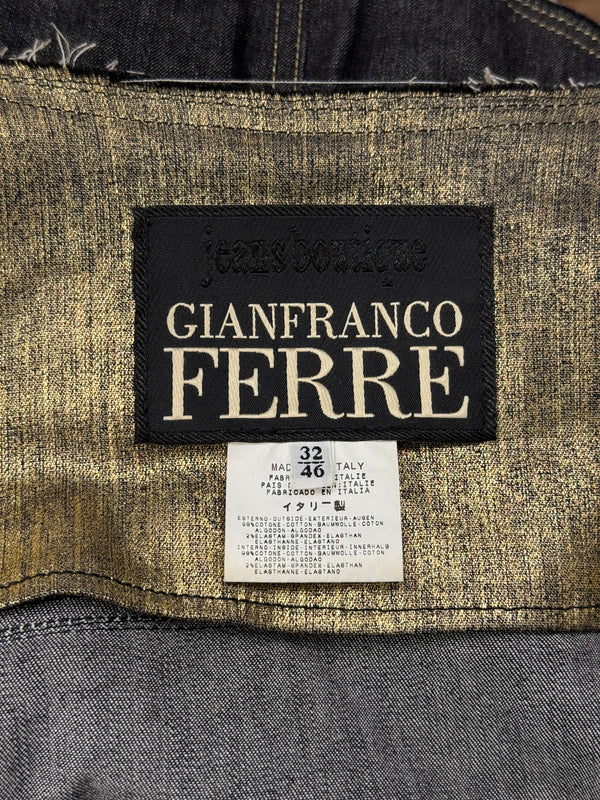 2000s Gianfranco Ferré multi zipper jacket