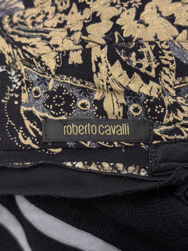 2000s Roberto Cavalli jewel pocket embellished jacket