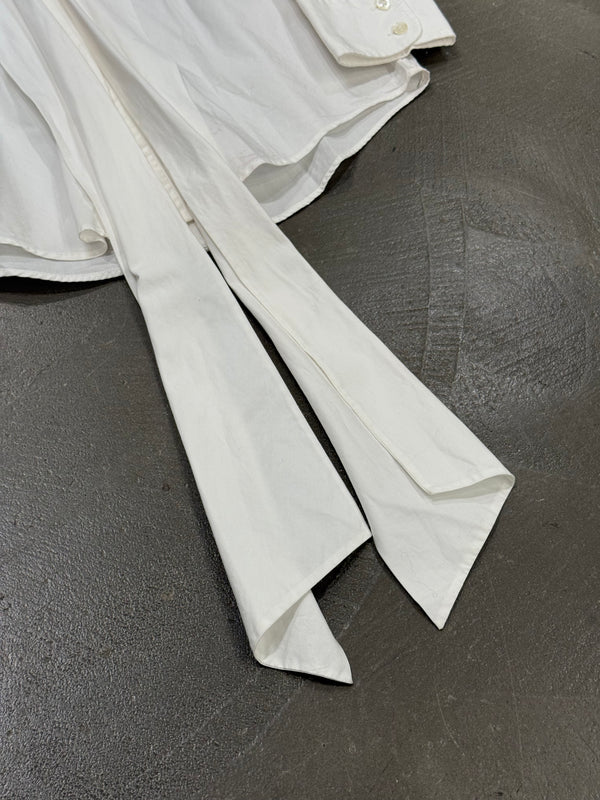 2003 Dolce & Gabbana runway tie-detailed cotton shirt