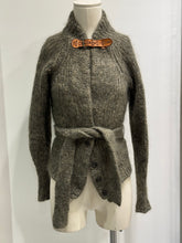 Load image into Gallery viewer, 2000s Alexander McQueen mohair belted cardigan knit
