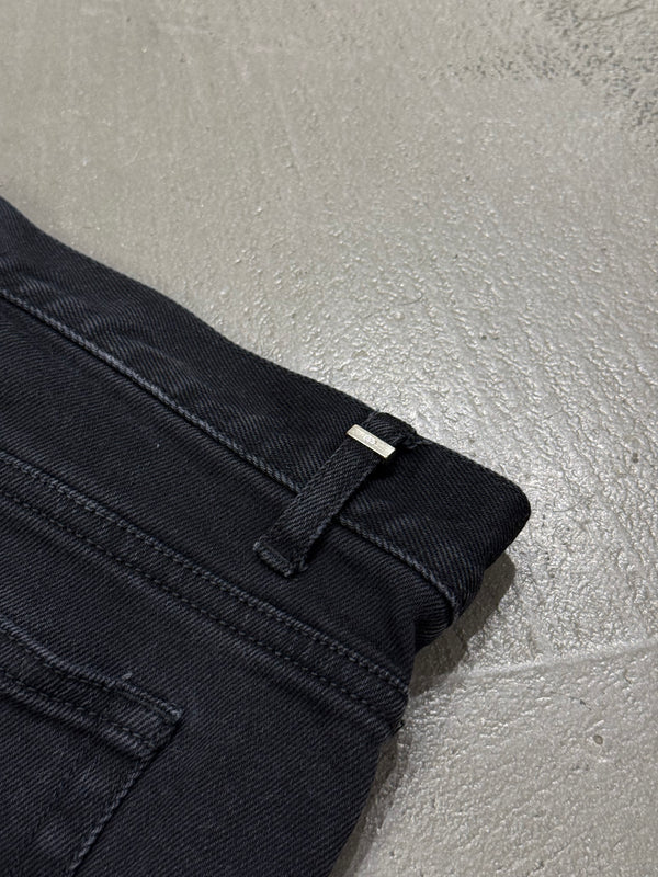 2000s Dior by Hedi Slimane faded black jeans