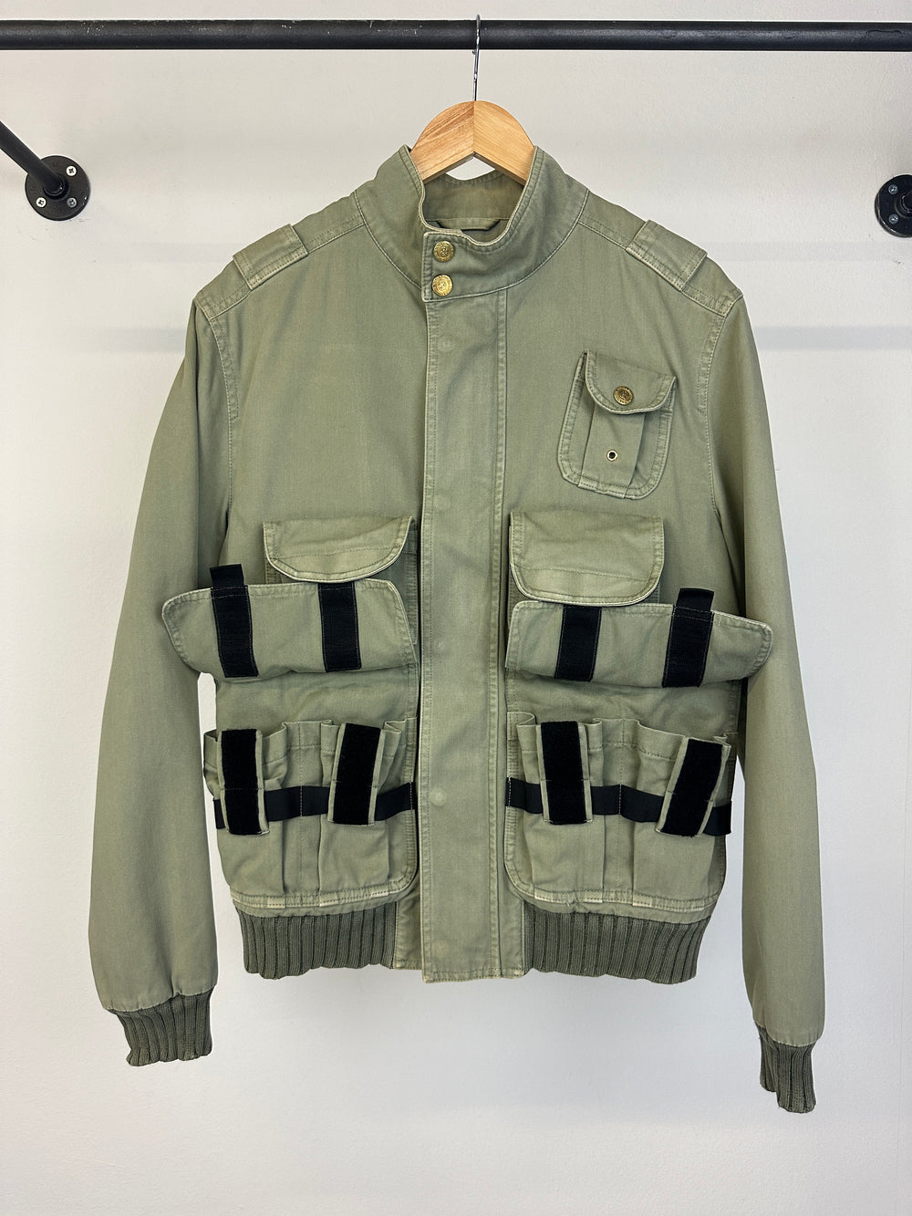 2000s Dolce & Gabbana military cargo bomber jacket