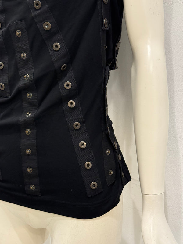 S/S2003 Dolce & Gabbana runway buttons tank top