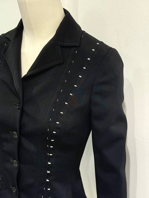 A/W2003 Dolce & Gabbana hook eyelet blazer jacket