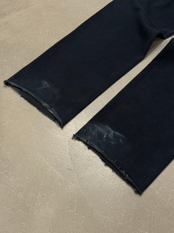 A/W2023 Maison Margiela raw hem wide leg jeans