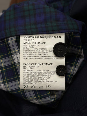 2000s Comme des Garçons wool deconstructed blazer