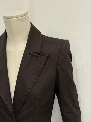 2000s Yves Saint Laurent by Tom Ford Tailored corseted jacket
