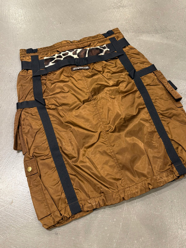 A/W2003 Jean Paul Gaultier bondage parachute skirt
