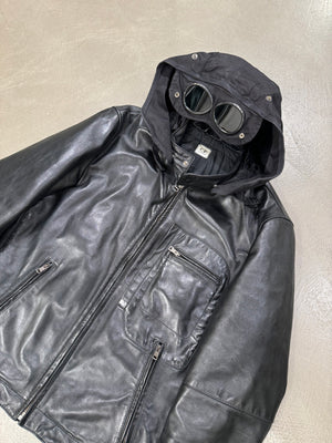 A/W 2005 C.P. Company goggle leather jacket