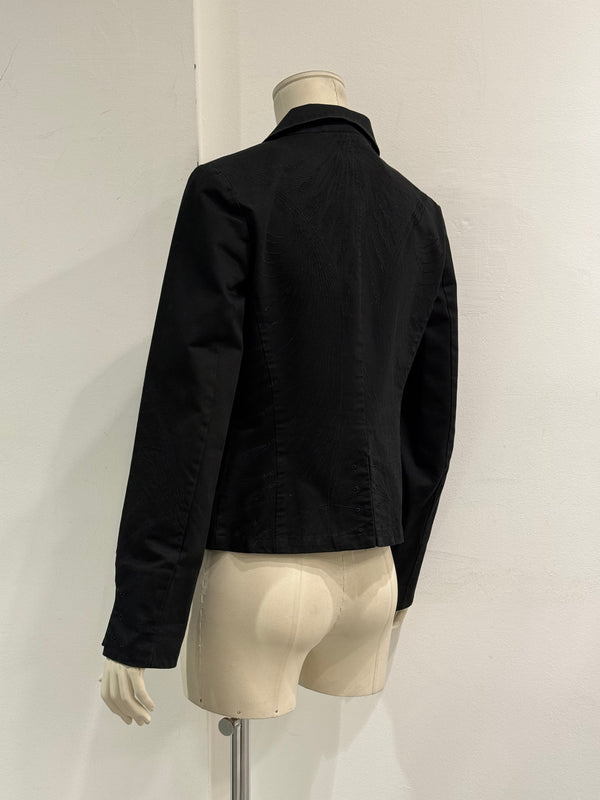 2000s Roberto Cavalli embroidered spider web blazer