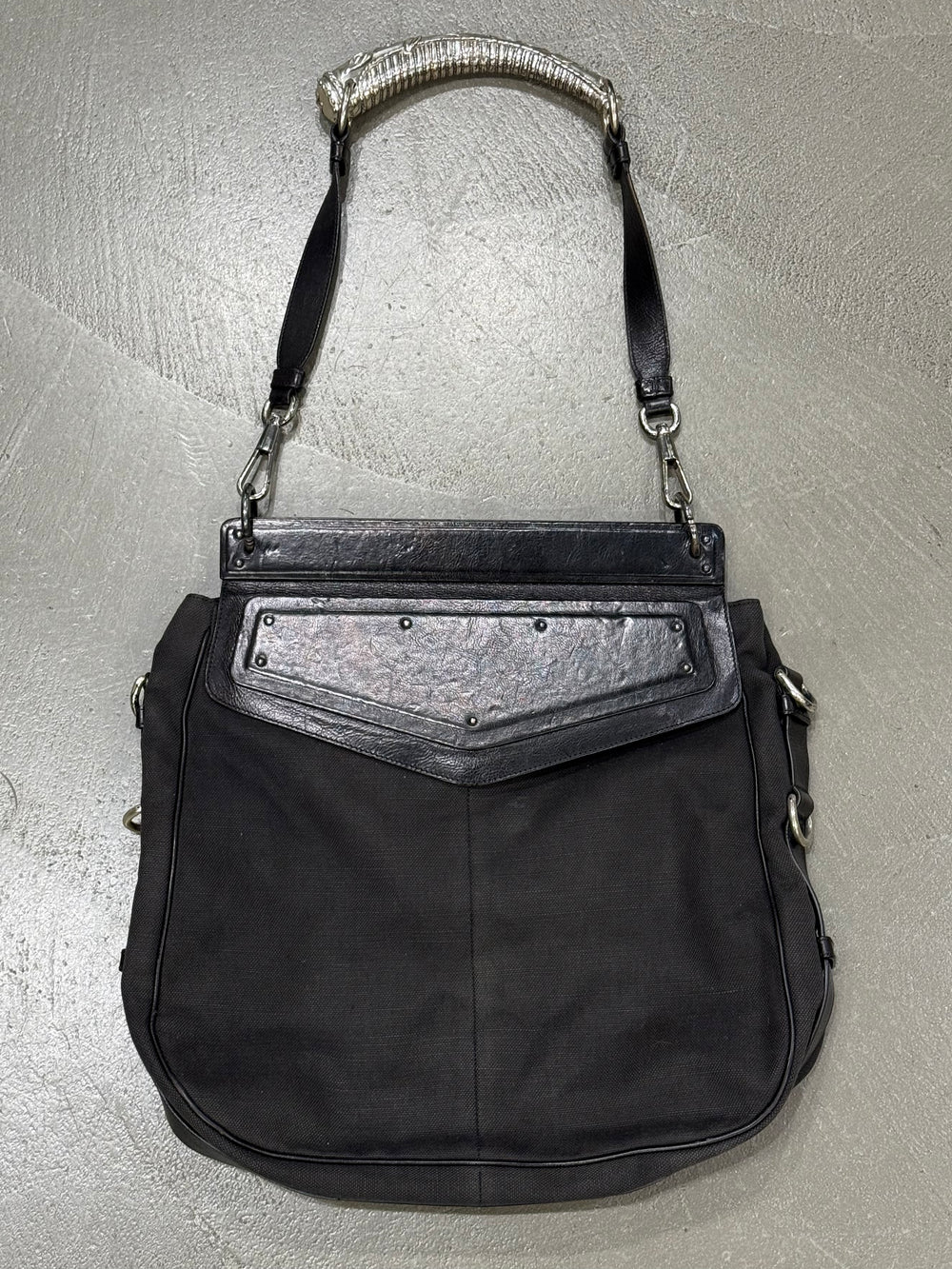 2002 Yves Saint Laurent Mombasa bag with metal horn