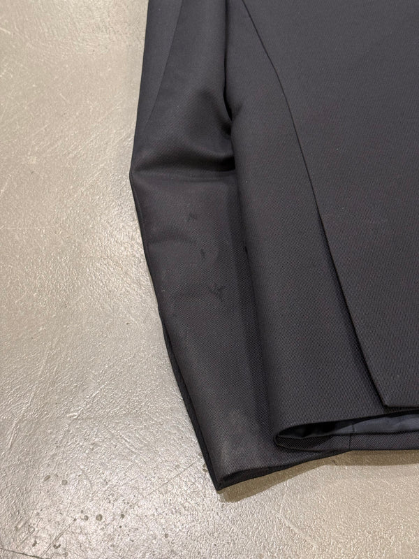 A/W2007 Dior Homme by Hedi Slimane runway asymmetrical tailored blazer