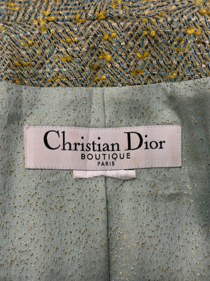 1998 Christian Dior by John Galliano tweed blazer jacket