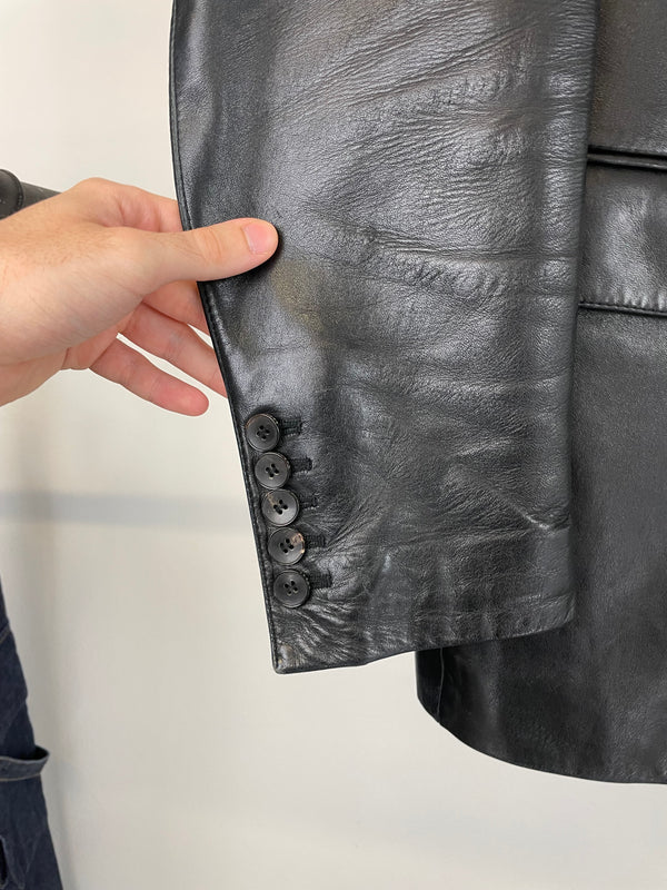 Gucci by Tom Ford leather blazer coat