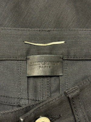A/W2014 Saint Laurent by Hedi Slimane D04 biker denim