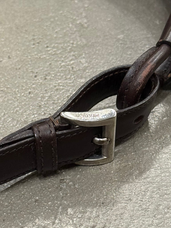 2000s Prada zebra pony hair bag