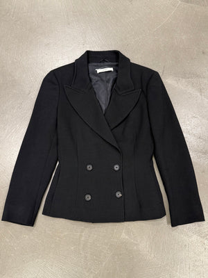 2009 Prada double breasted cropped wool jacket