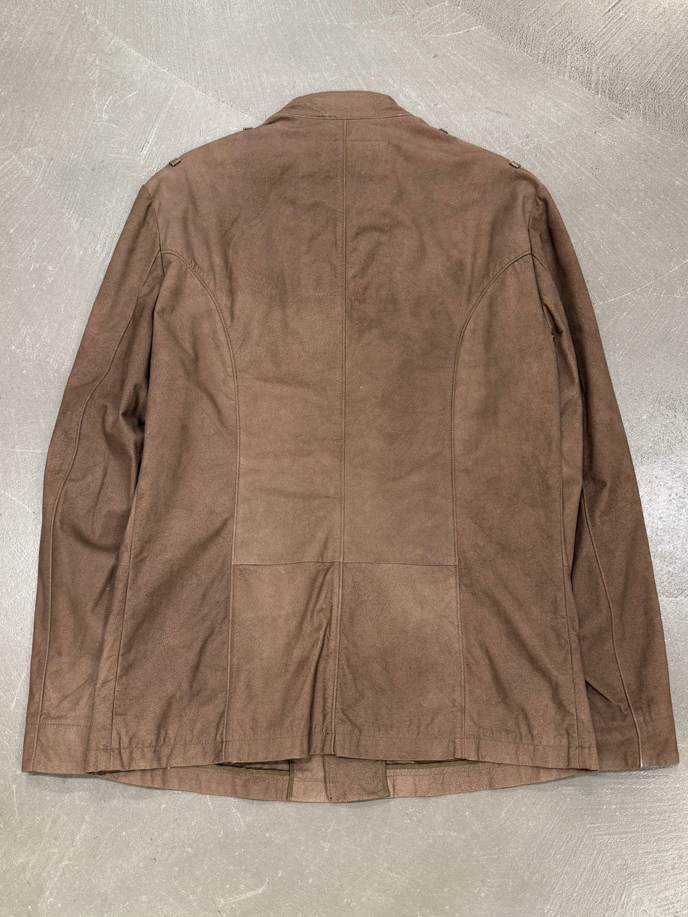2003 Yves Saint Laurent by Tom Ford leather safari jacket