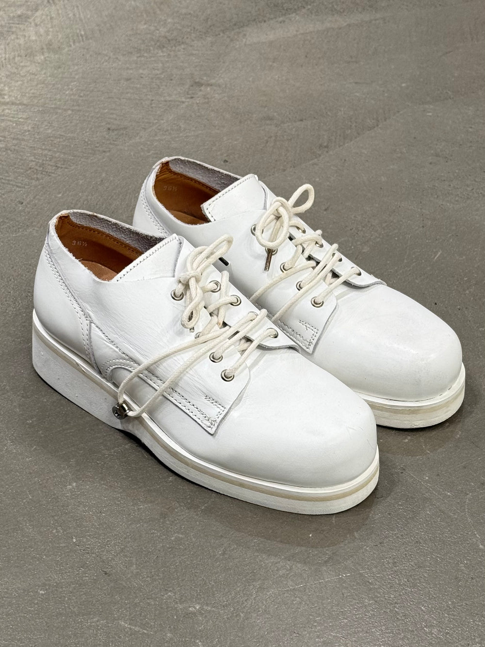 1990s Dirk Bikkembergs lace heel derby