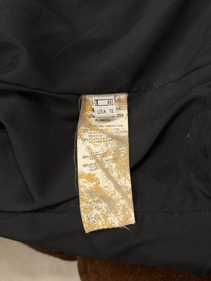 2000s Roberto Cavalli nylon belted puffer jacket