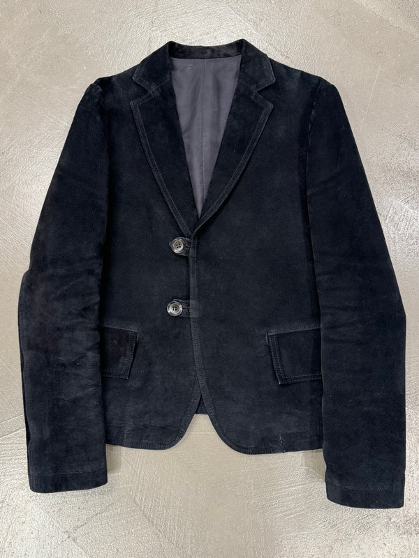 2000s Y’s by Yohji Yamamoto pig leather blazer