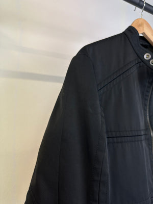 2000s Gucci by Tom Ford paneled moto jacket