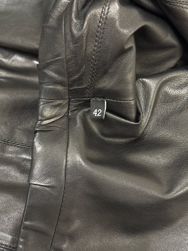 S/S2003 Gucci by Tom Ford corseted cropped runway leather jacket