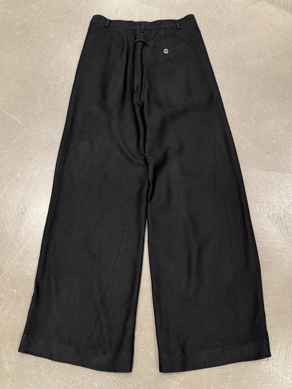 Jean Paul Gaultier wide leg tailored cropped trousers