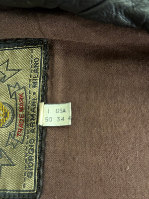1990s ARMANI leather coat