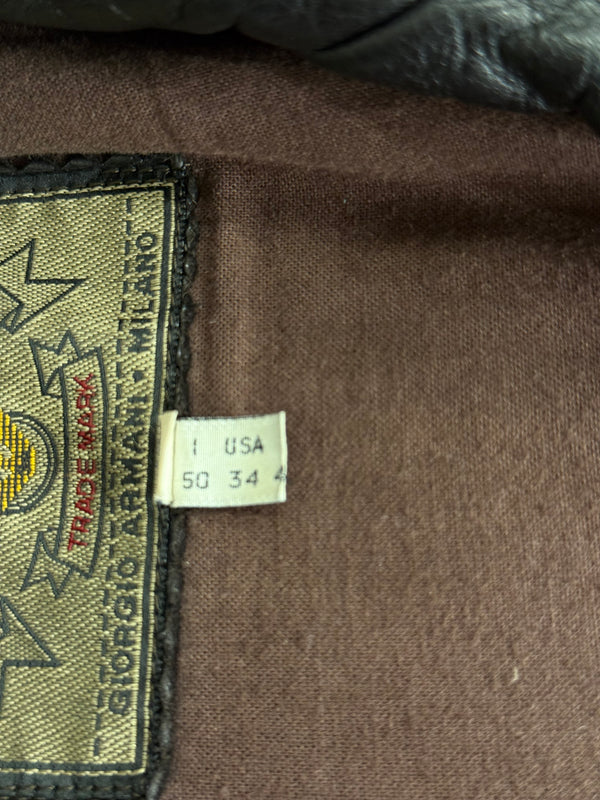 1990s ARMANI leather coat