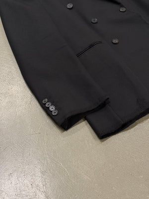 2022 Balenciaga distressed double-breasted blazer