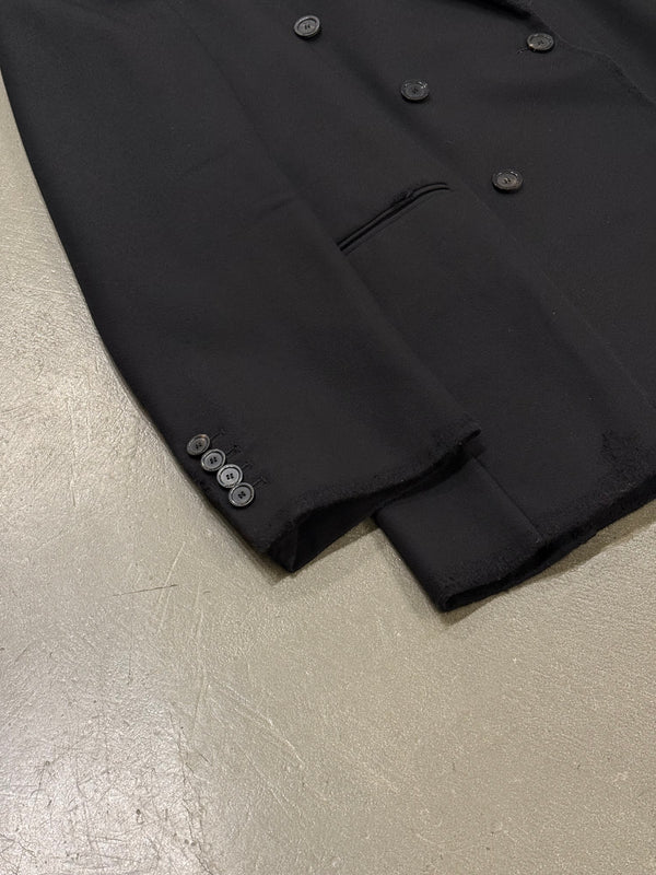 2022 Balenciaga distressed double-breasted blazer