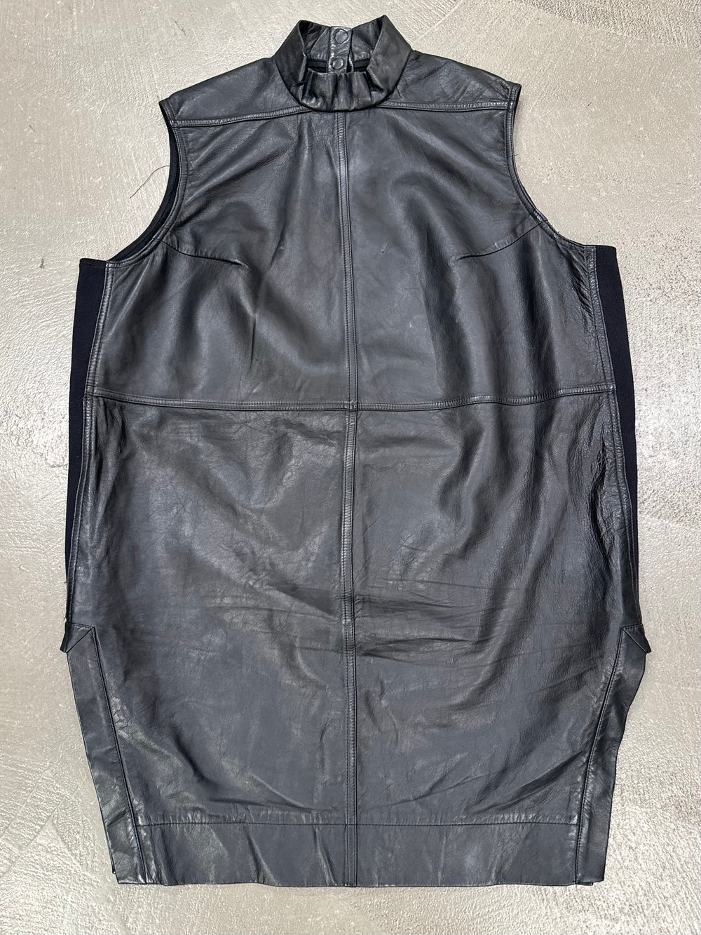 2000s Rick Owens leather vest