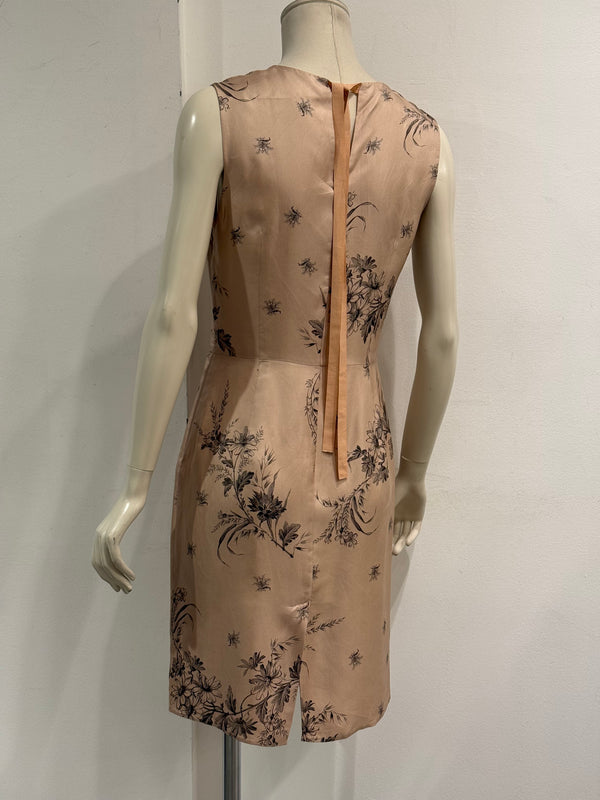 2000s Prada floral print silk dress