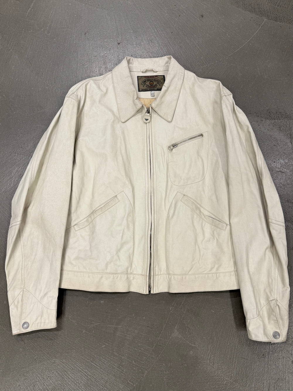 1990s Emporio Armani leather jacket