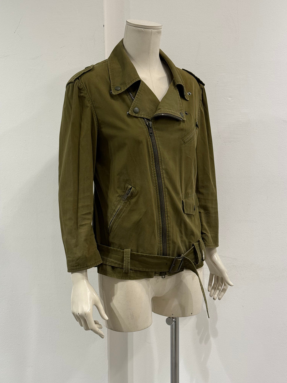 S/S2013 Yohji Yamamoto military biker jacket