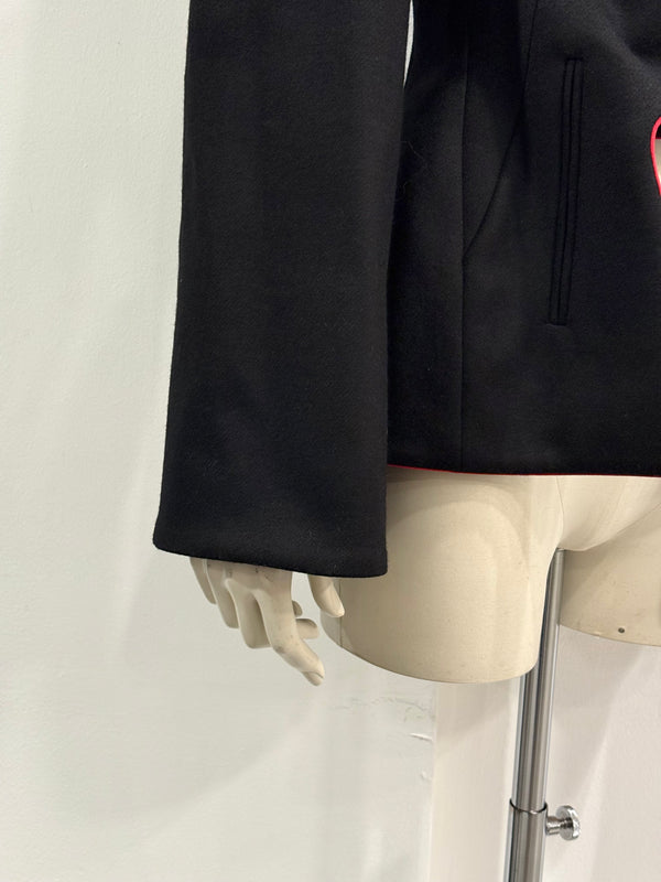 A/W2011 Alexander McQueen runway double breasted officer wool military jacket