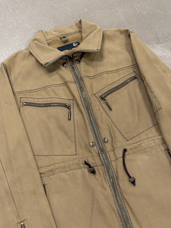 2000s Cavalli military zipper coat
