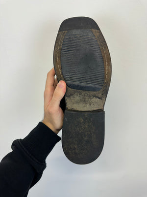 1996 Dirk Bikkembergs square toe vintage derby leather boots
