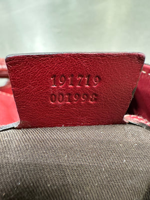 2008 Gucci x Unicef Indy GG canvas snakeskin hobo bag