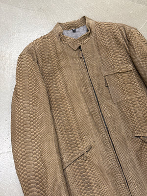 2008 Giorgio Armani python leather jacket