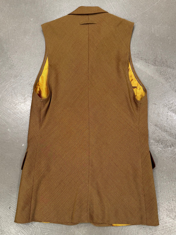 1980s Jean Paul Gaultier pour Gibò wool blazer vest