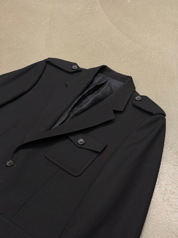 2000s Balenciaga by Nicolas Ghesquiere military officer jacket
