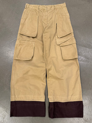 2000s Dries Van Noten wide cargo pants