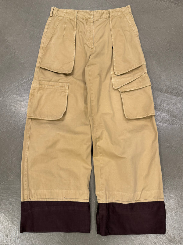 2000s Dries Van Noten wide cargo pants