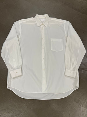 2010s Comme des Garçons oversized cotton long sleeve shirt