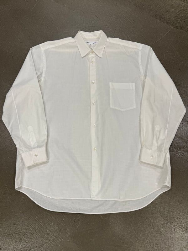 2010s Comme des Garçons oversized cotton long sleeve shirt