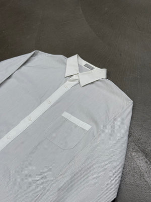 S/S2005 Dior by Hedi Slimane runway Beck striped cotton shirt