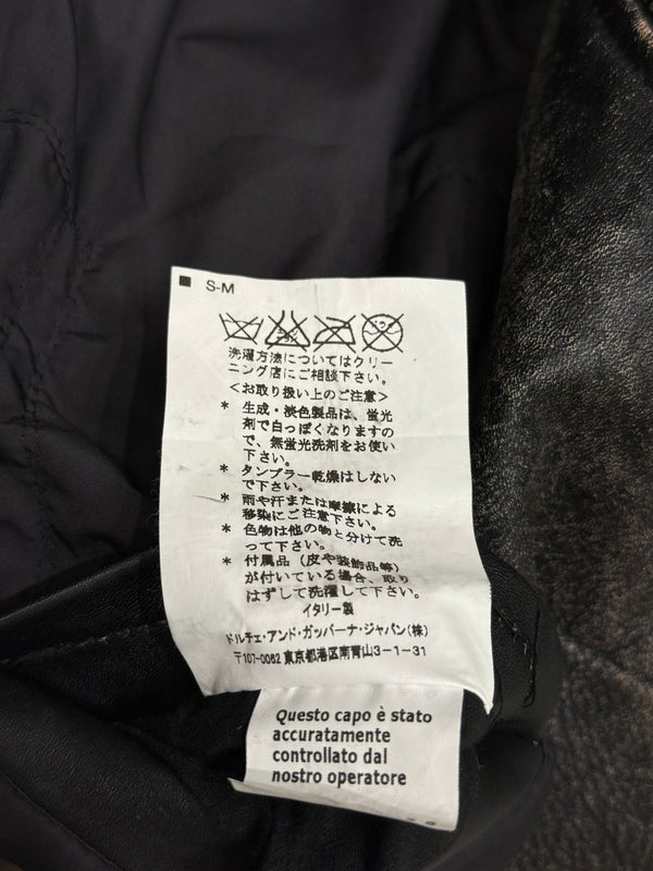 A/W2003 Dolce & Gabbana horse leather jacket