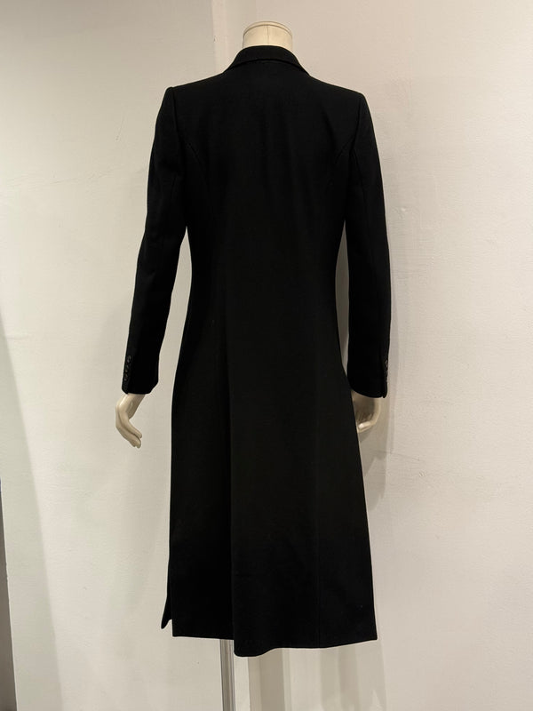 A/W2001 Alexander McQueen runway paneled wool wrap coat